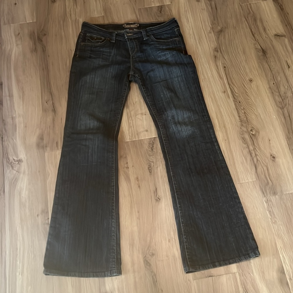 Indigo royalty jeans, juniors size 17,